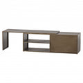 JN METAL TV STAND ANTIQUE BRASS 160