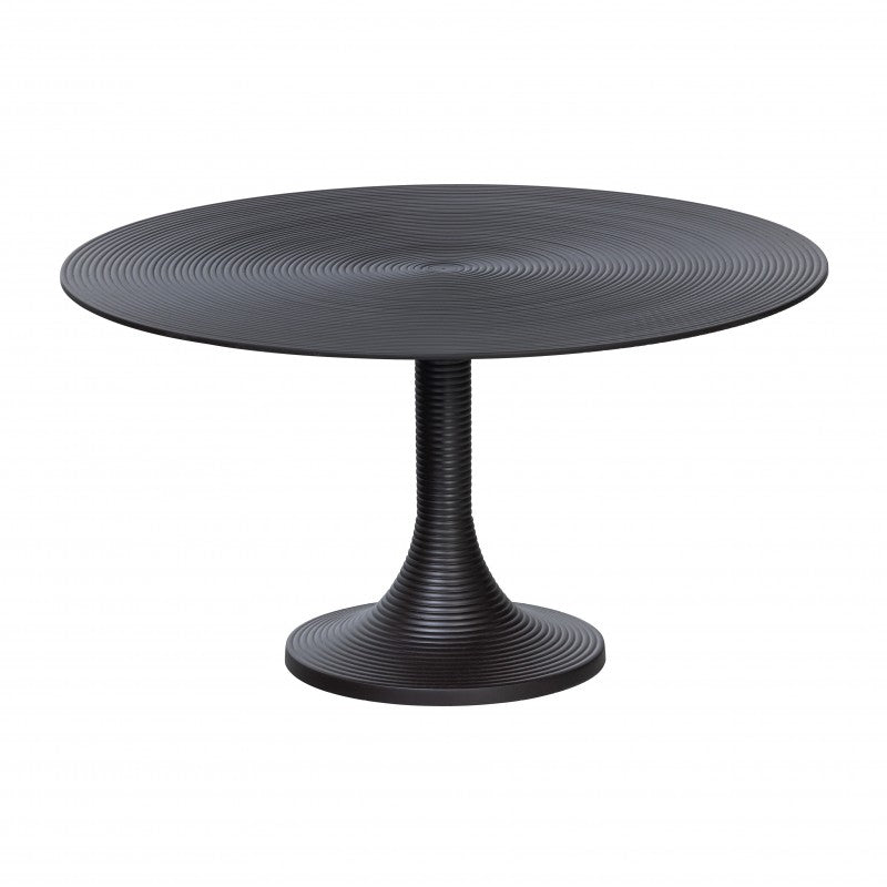SPIRAL BLACK METAL CAFE TABLE 77
