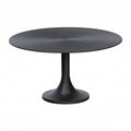 SPIRAL BLACK METAL CAFE TABLE 77