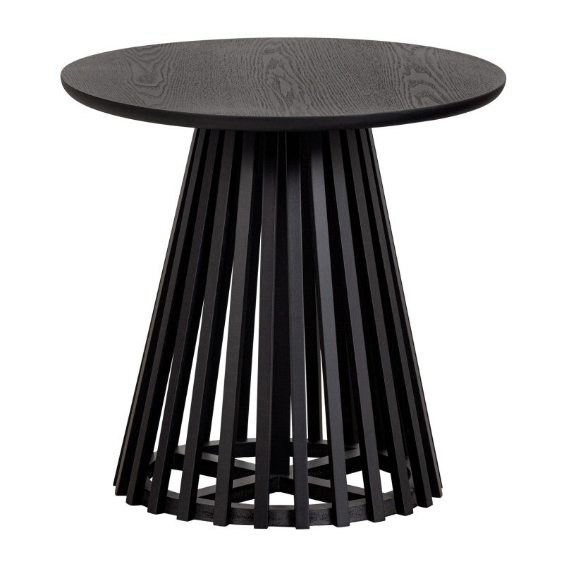 SIDETABLE BLACK SLAT LEG 50