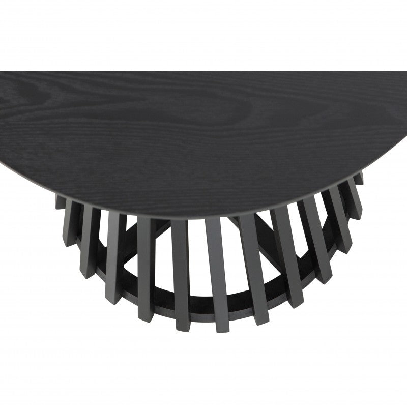SIDETABLE BLACK SLAT LEG 50