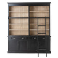 CABINET LIBARY BLACK LADDER 233