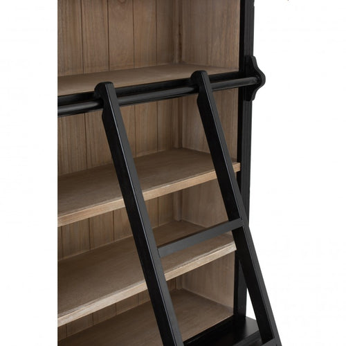 CABINET LIBARY BLACK LADDER 233
