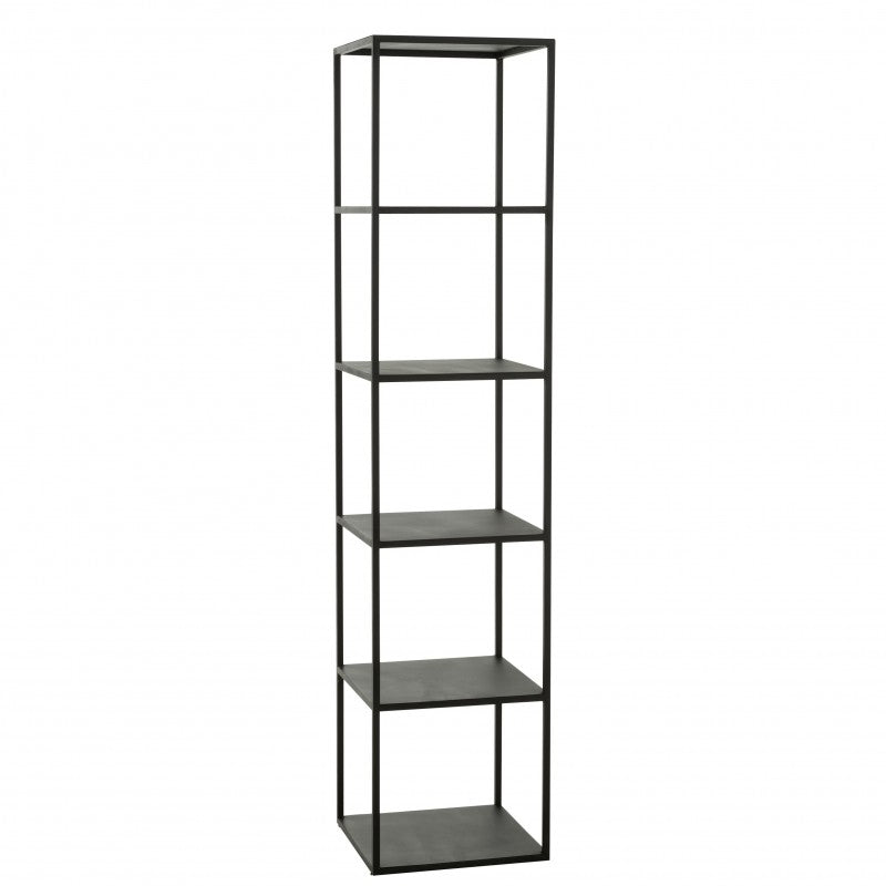 RACK 6 METAL BLACK 180