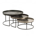 CAFE TABLE 3 ROUND SET OF 3 MIX COLOR 78
