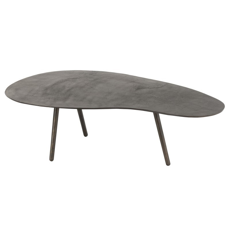 CAFE TABLE METAL DROP BLACK 120