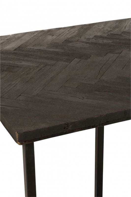 DINING TABLE GR MANGO WOOD W BLACK 192