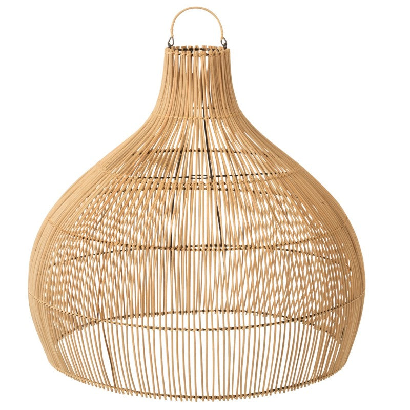 HANGING LAMP NATURAL RATTAN PEAR 85
