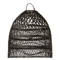 HANGING LAMP RATTAN BLACK CLSC 40