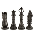 DECO CHESS FIGURE SET OF 4 MARBLE LOOK 40
