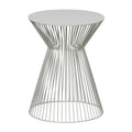 SIDETABLE METAL ANTIQUE BEIGE SUS 46