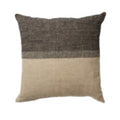 CUSHION COVER EVI LINEN BLACK NATURAL