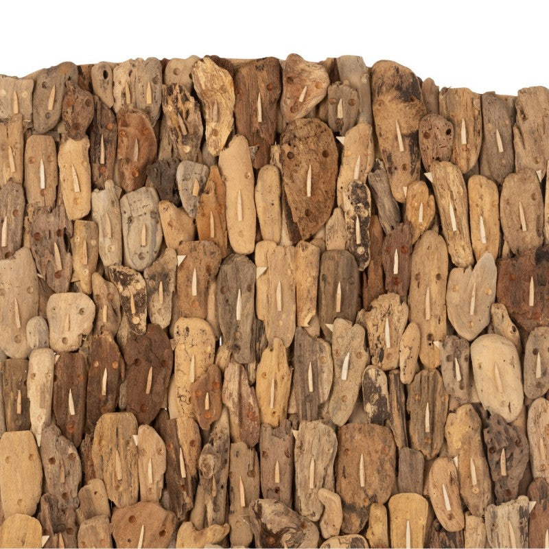 WALL DECO FACE DRIFTED WOOD