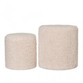 TABOURETS DOUDOU NATURAL SET OF 2