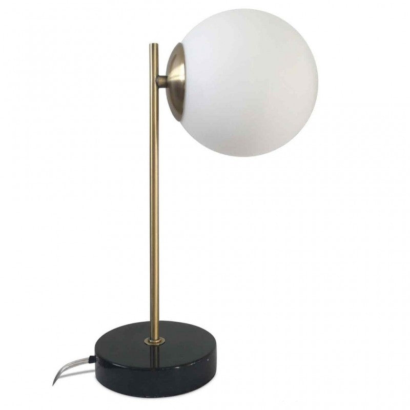 TABLE LAMP MARBLE NOIR