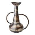 VASE IKON GREY SILVER METAL