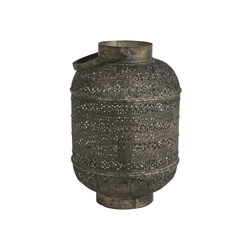 TABLE LAMP UDU BROWN GOLD