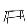 BENCH FREED WOOD MATT BLACK