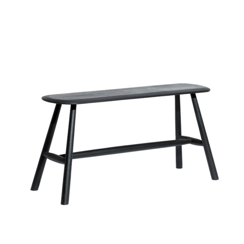 BENCH FREED WOOD MATT BLACK