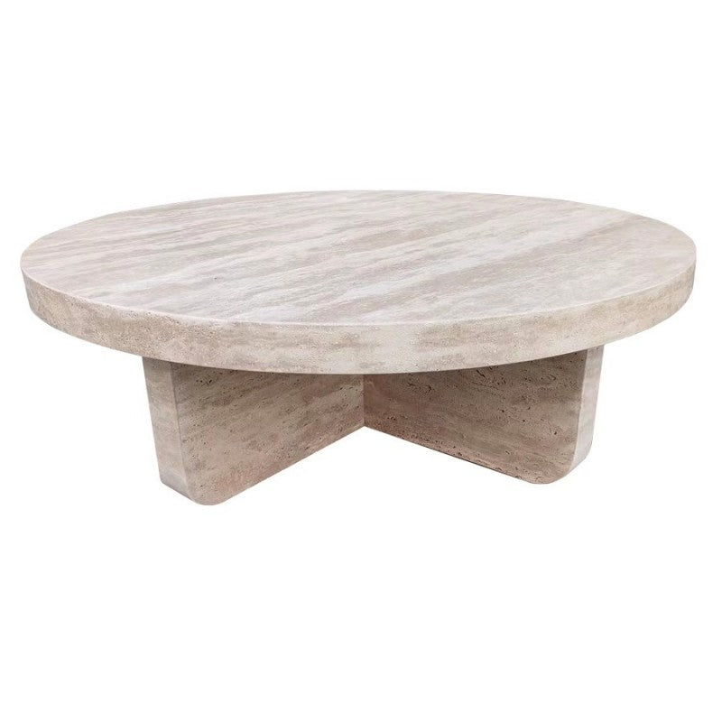CAFE TABLE TRAVENTINE 90