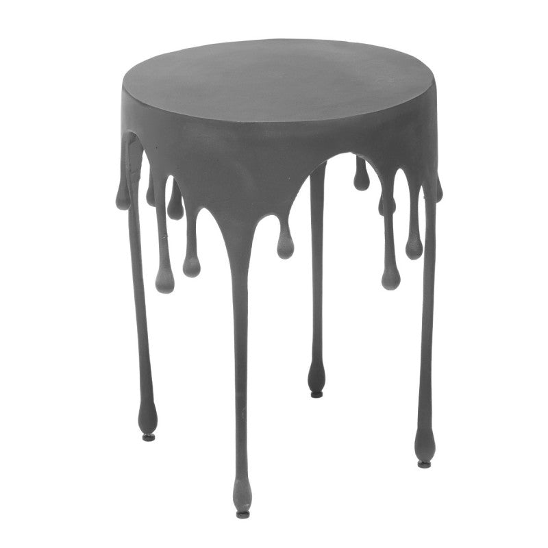 SIDETABLE DROP METAL MATT BLACK