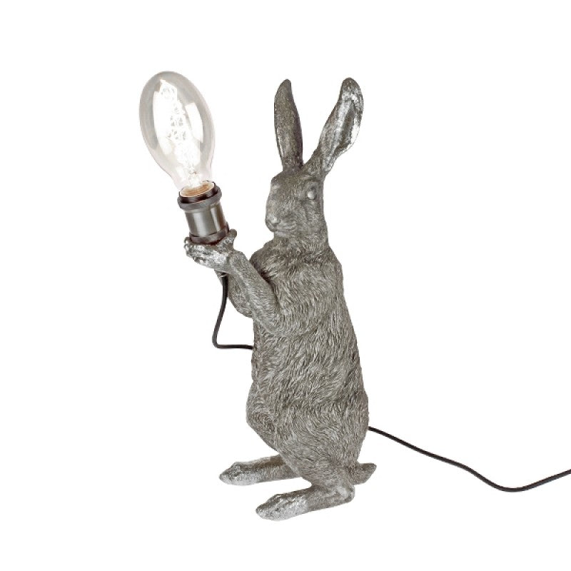 TABLE LAMP MEISTER RABBIT SILVER