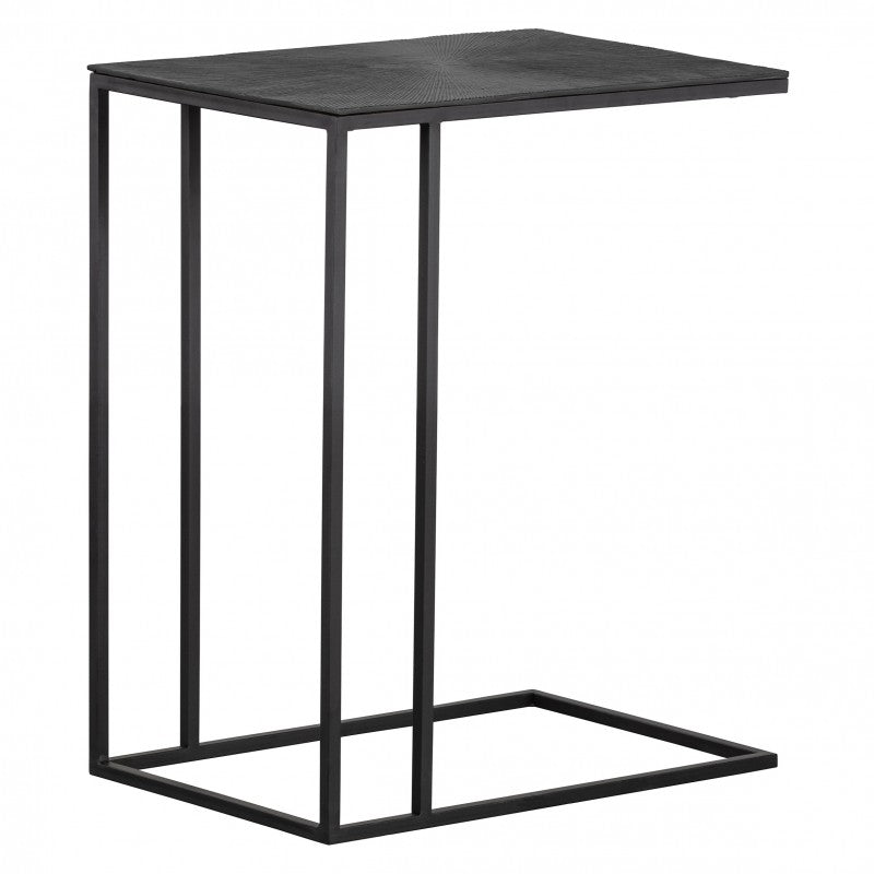 SIDETABLE METAL BLACK END
