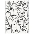 FRAME FACE LINE BLACK AND WHITE