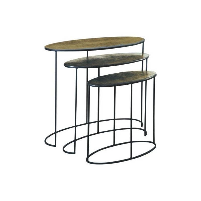 CONSOLTABLE OXID MIX COLOR SET OF 3