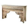 CONSOL HAND CARVED MANGOWOOD NATURAL