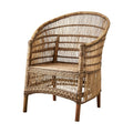 BRASIL RATTAN ARMCHAIR NATURAL 90