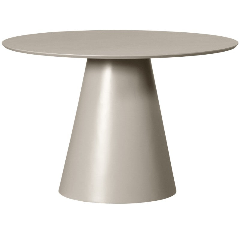 DINING TABLE ROUND MDF BEIGE 120