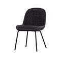 DINING CHAIR VELVET DARK GRAY GL