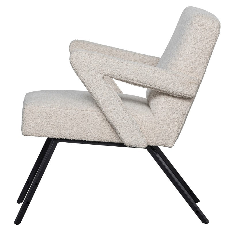 ARMCHAIR CL BOUCLE NATURAL