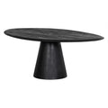 CAFE TABLE BLACK MANGWOOD ORGANIC SHAPED 47