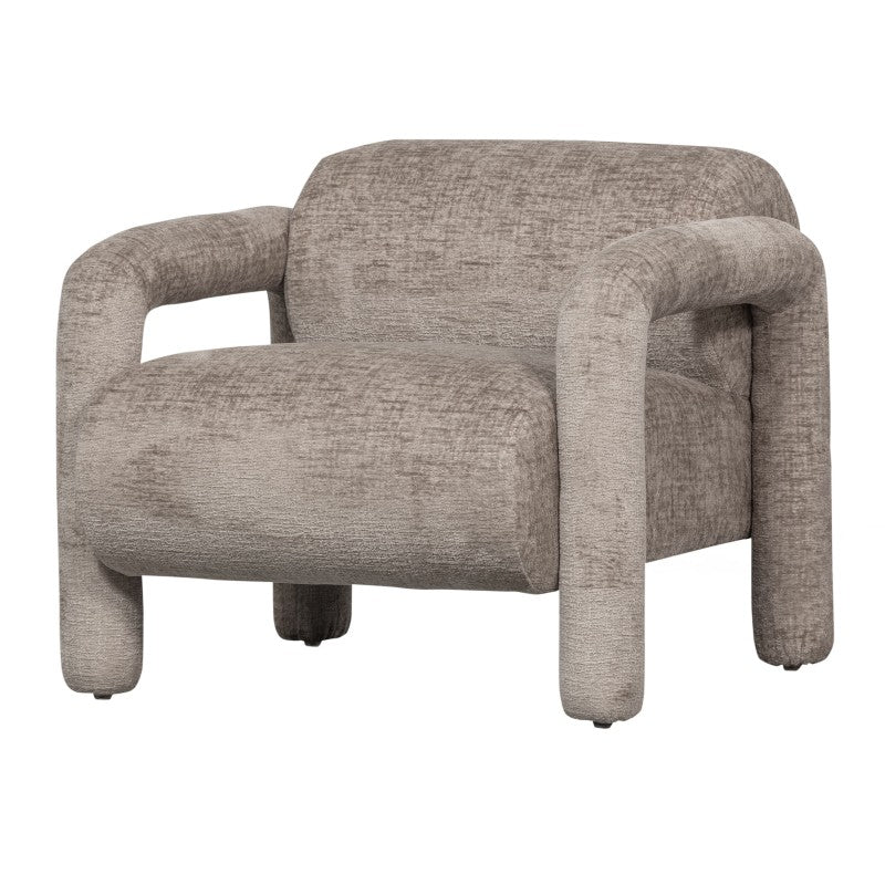 ARMCHAIR ROBUST MATT VELVET SAND
