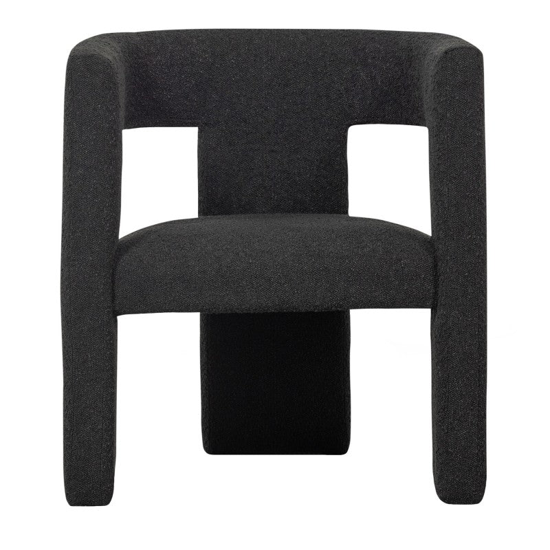 ARMCHAIR TW DARG GREY BOUCLE
