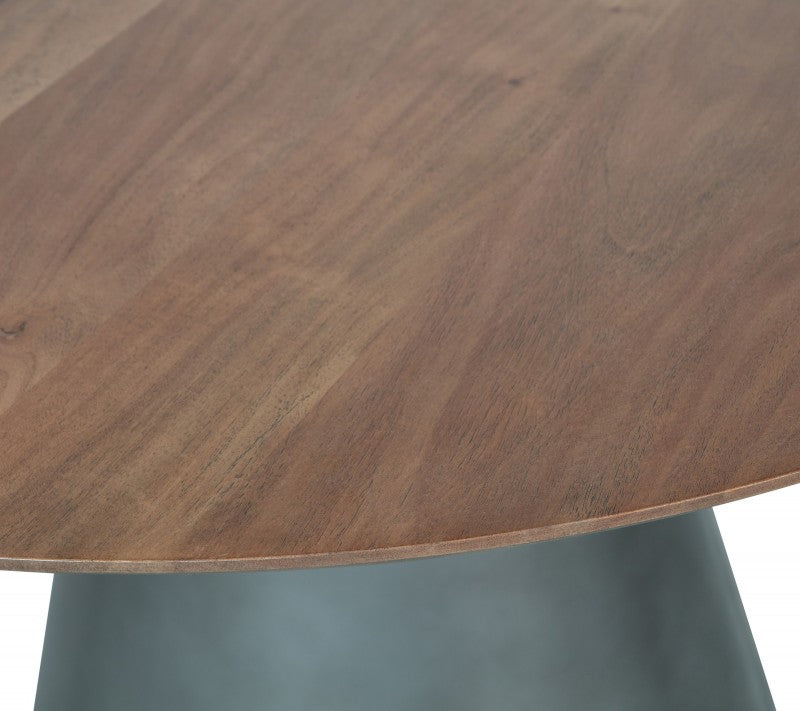 DINING TABLE MANGO WOOD METAL LEG 120