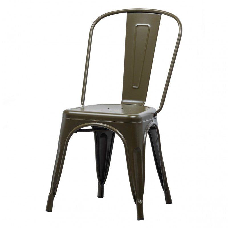 DINING CHAIR OUTDOOR LOFT METAL GREEN