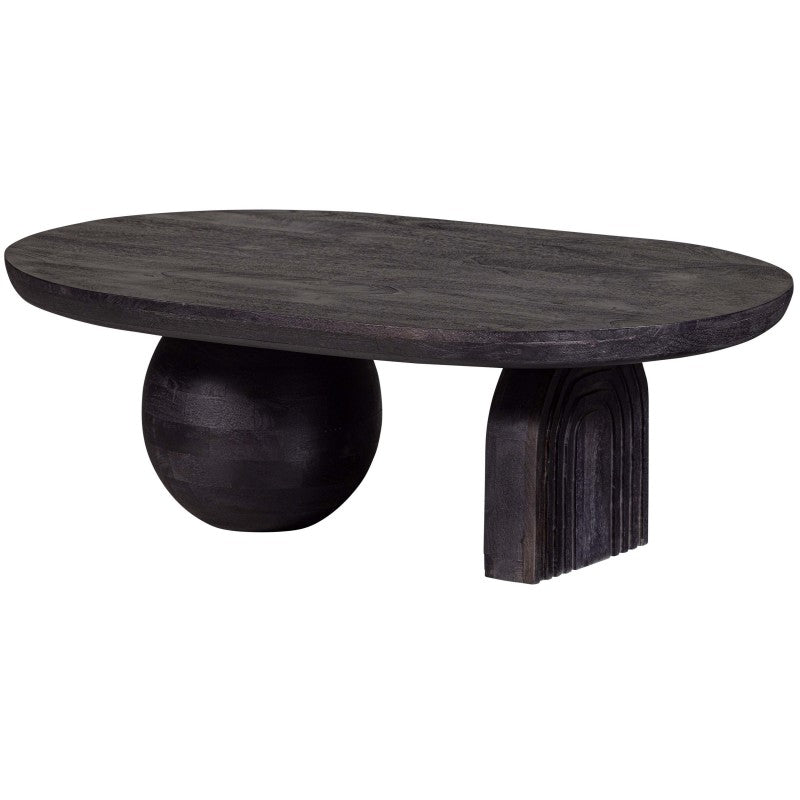CAFE TABLE UBALL BLACK MANGOWOOD