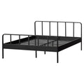 DOUBLE METAL BED BLACK 160