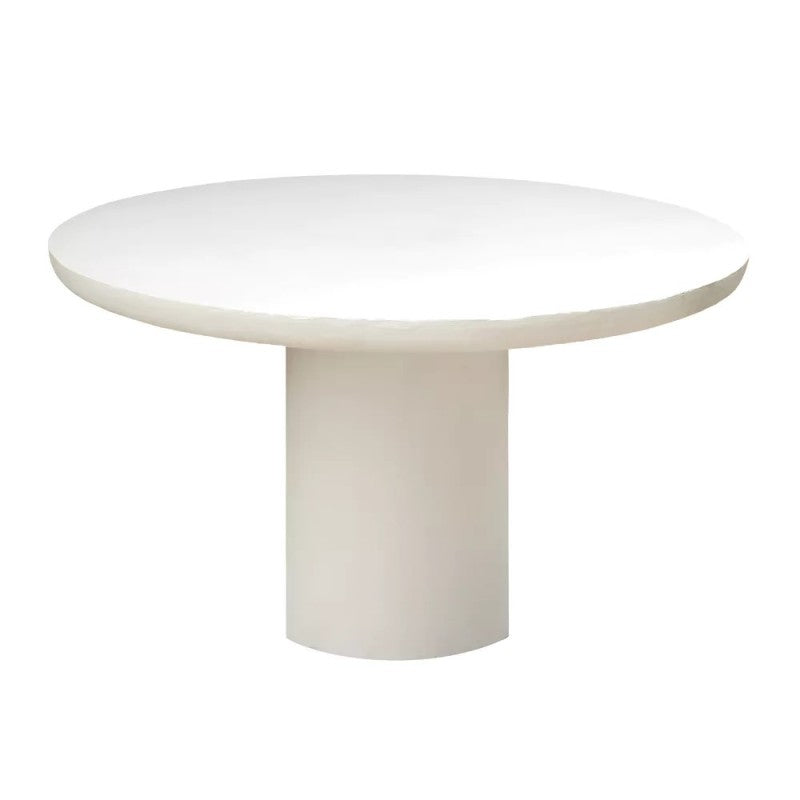 DINING TABLE LIME PLASTER OFFWHITE 150