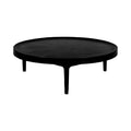 CAFE TABLE BLACK TRP ALU 80