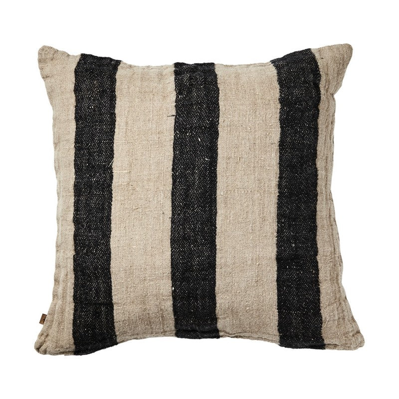 CUSHION COVER STRIPED LINEN 50