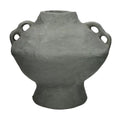 VASE MOMOMO SLD PAPIER MACHÉ DECO OBJECT DARK GREEN