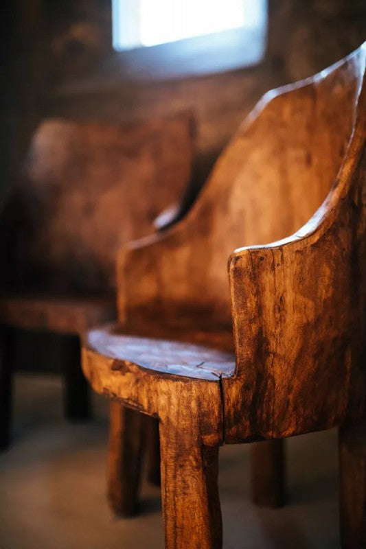 CHAIR AFRIK RECYCLED WOOD UNIQUE