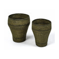 BASKET CLEO KHAKI SET OF 2