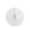 PAPER FAN FOLDING WHITE