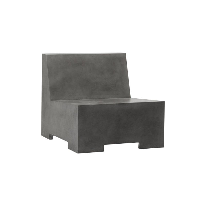 CONCRETE LOOK LOUNGE CHAIR OUTDOOR