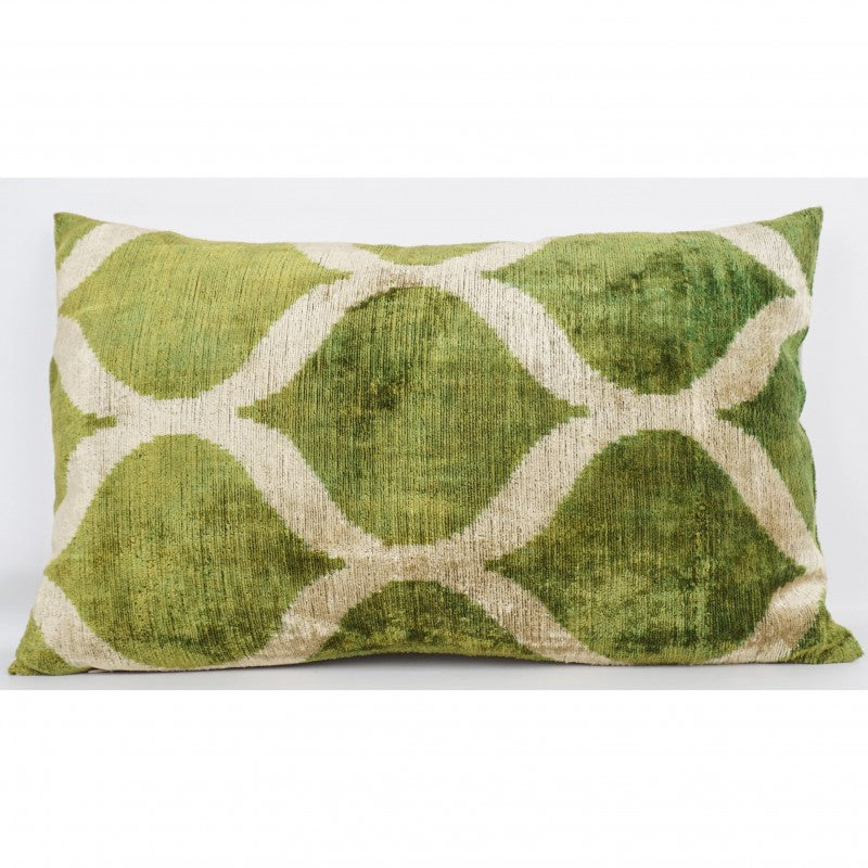 IKAT SILK UNIQUE GREEN WAVE Q0